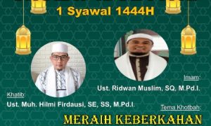 Undangan Sholat Idul Fitri 1444H